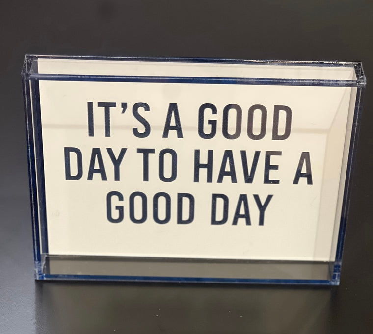 It's a Good Day for Good Day Tray