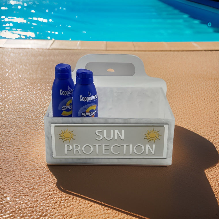 The Sun Protection Pool Caddy