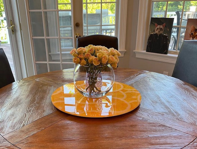 Acrylic Lazy Susan Lemons