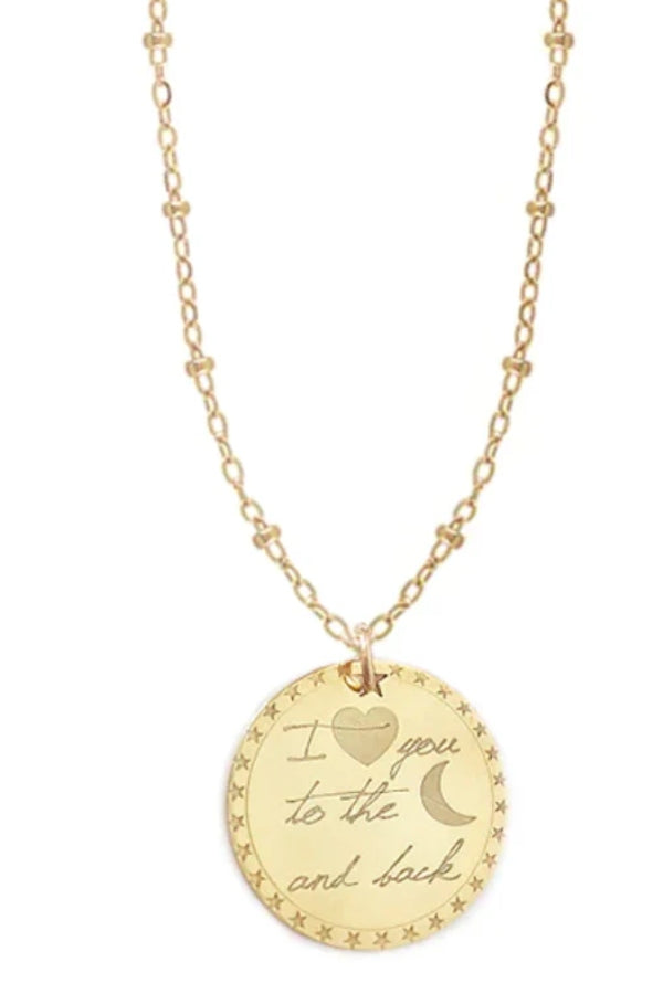 Miriam Merenfeld I Love you To The Moon Necklace
