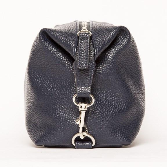 Brouk & Co Navy Leather Dopkit