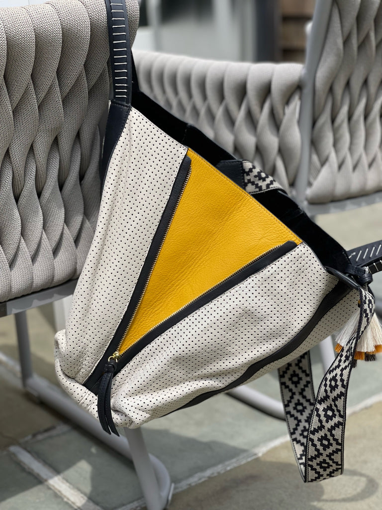 Kempton & Co. Chalk Perforated Bantham Tote