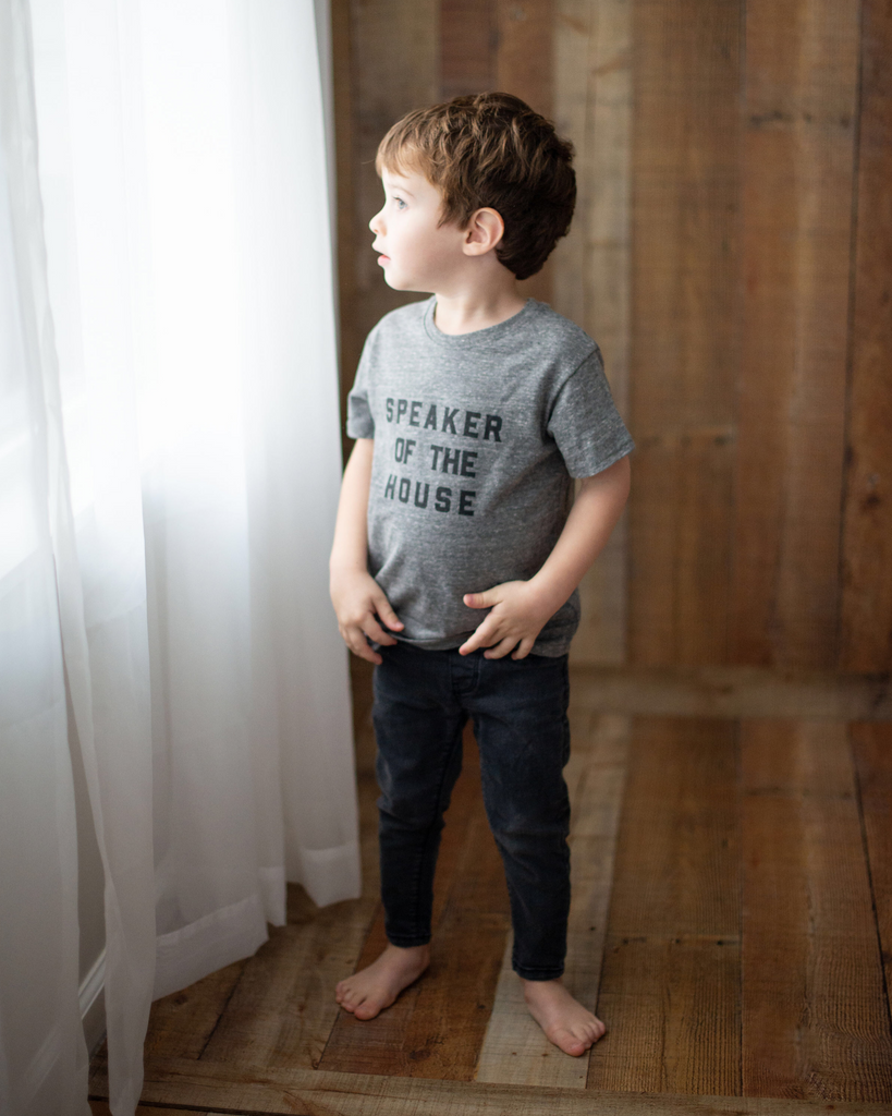 Love Bubby Speaker of the House Kids Tee