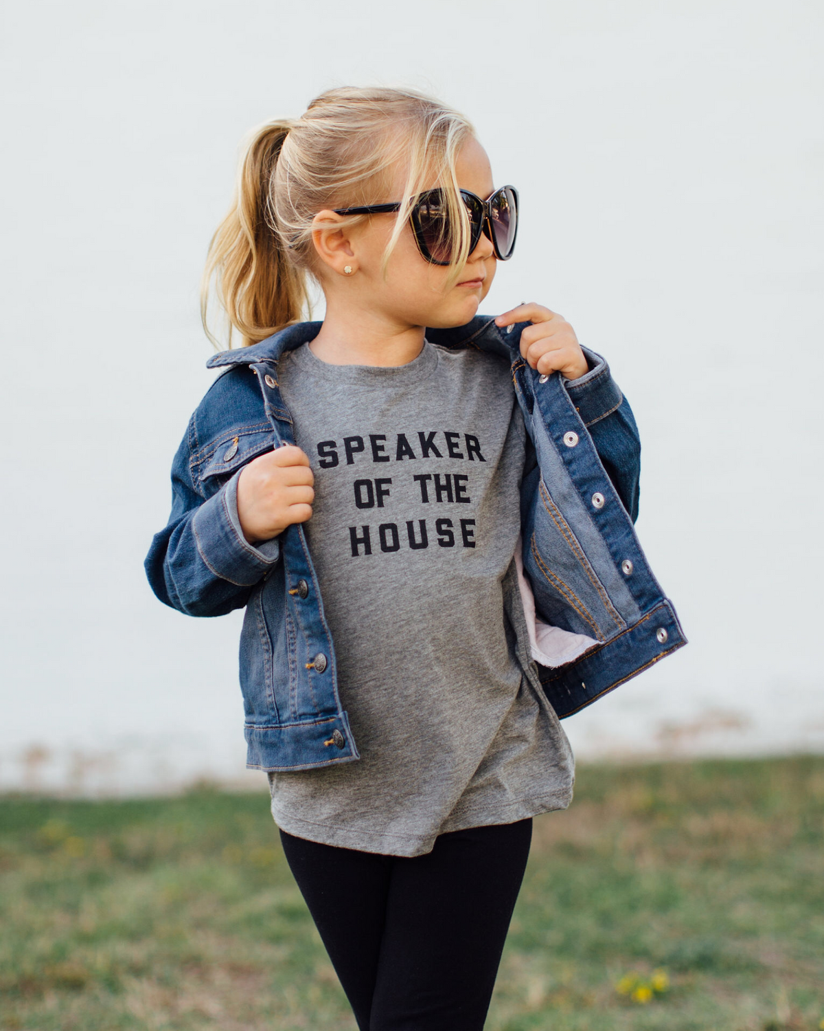 Love Bubby Speaker of the House Kids Tee