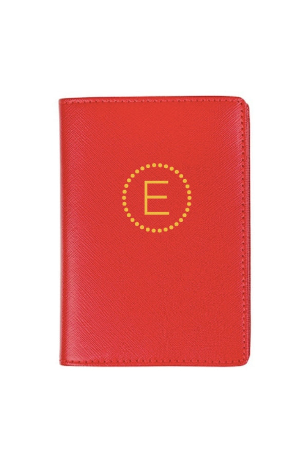 Boulevard Passport Holder Leather w/ Monogramming