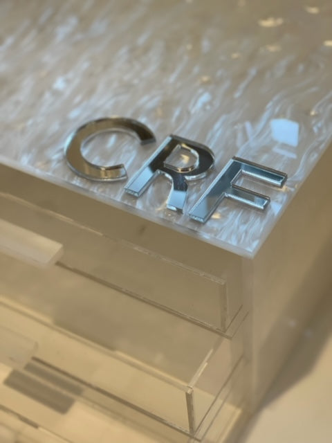 Acrylic Jewelry Box with Drawers