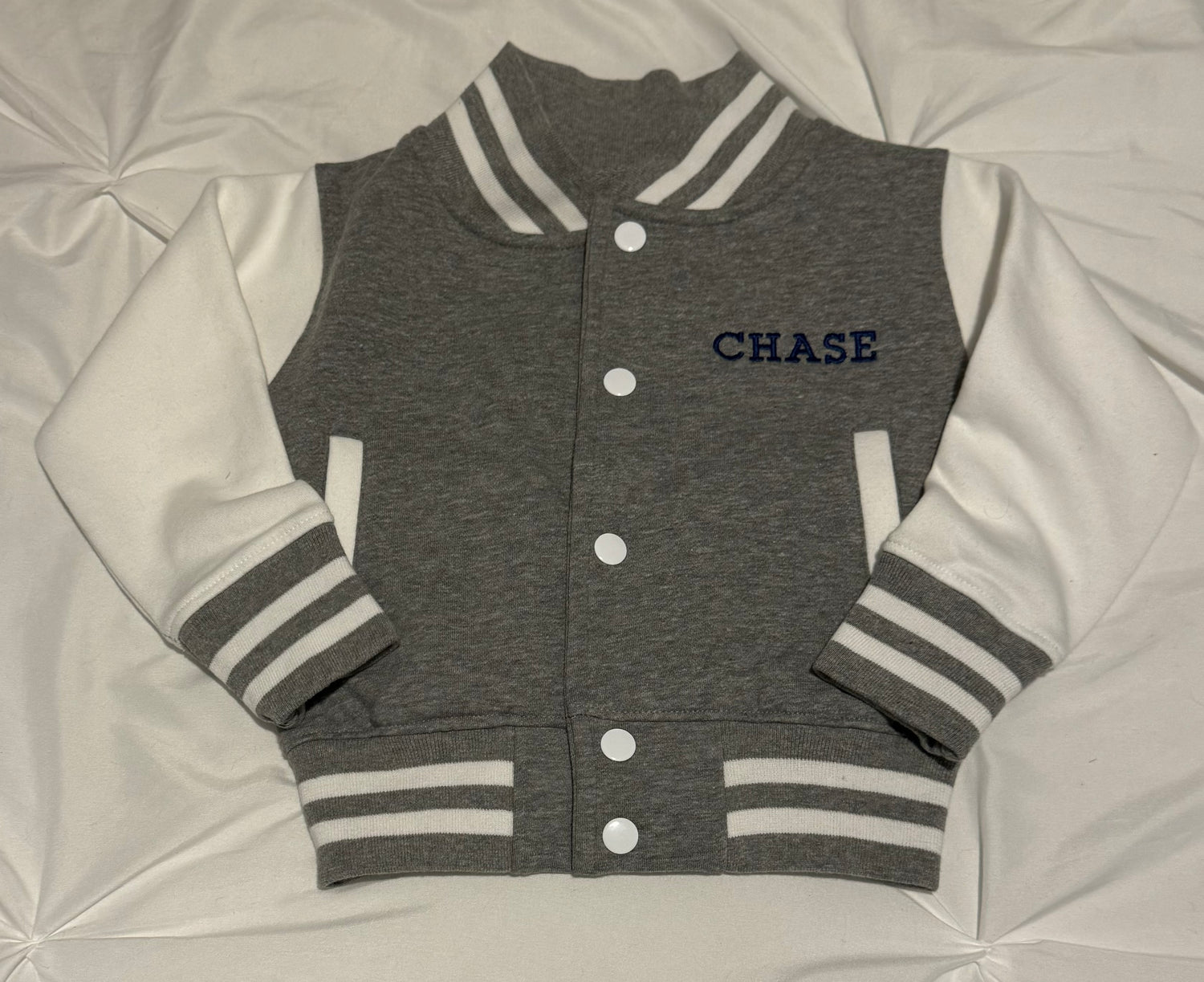 DTD Custom Embroidered Baby Varsity Jacket