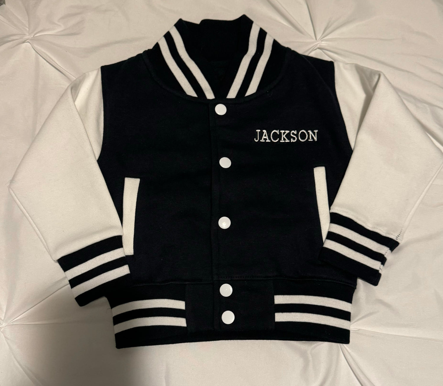 DTD Custom Embroidered Baby Varsity Jacket