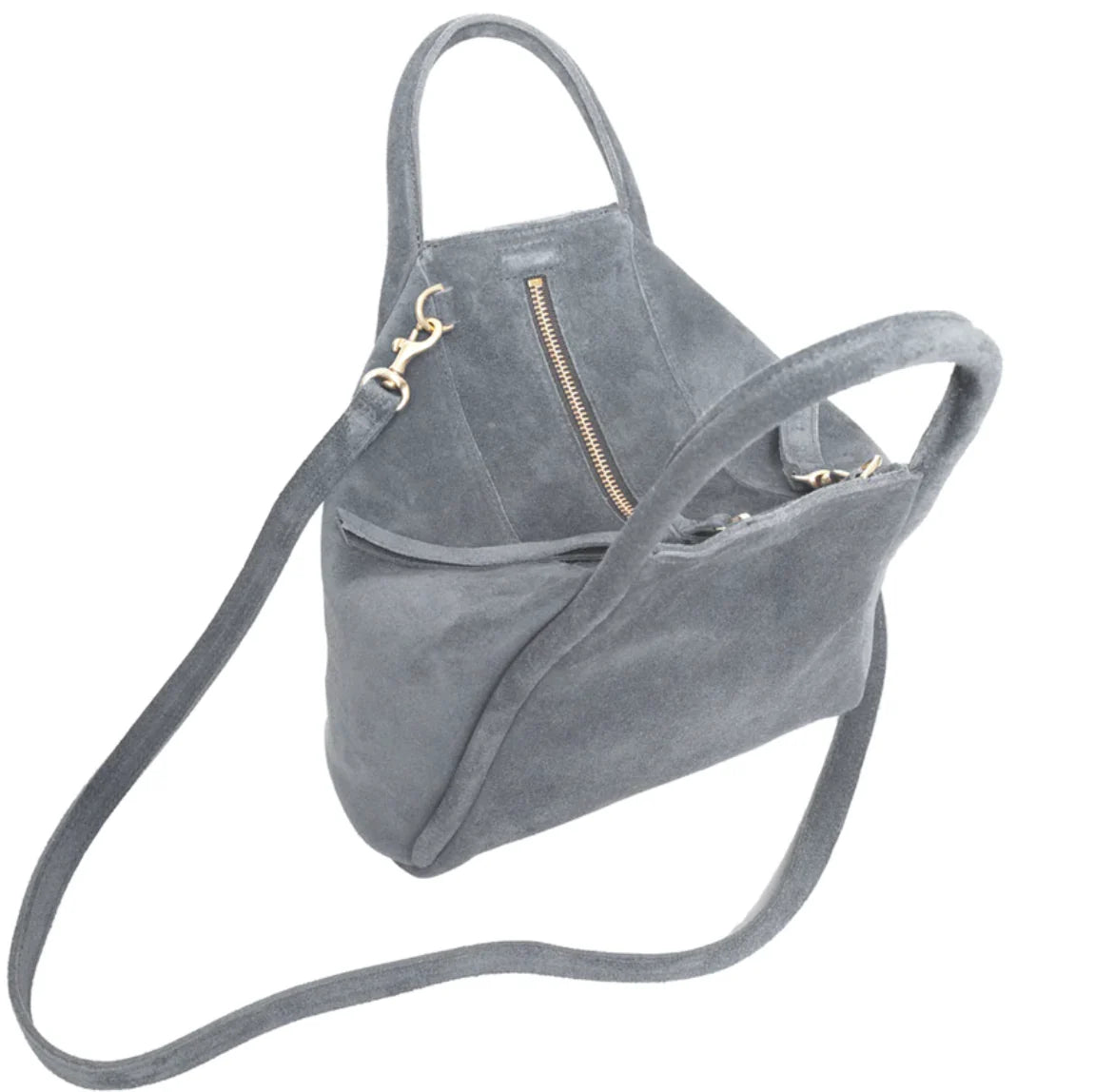 Oliveve Mini Taya Top Handle Crossbody in Suede - Various Colors