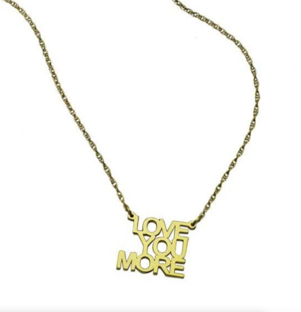 Love You More Mini Necklace