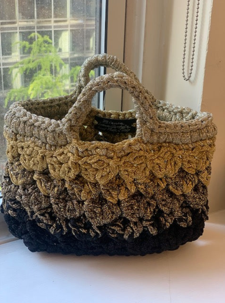 The Lurex Lace Basket Bag - Various Colors