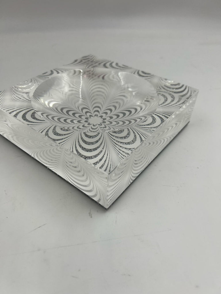 Acrylic Square Catchall Dish Various Designs