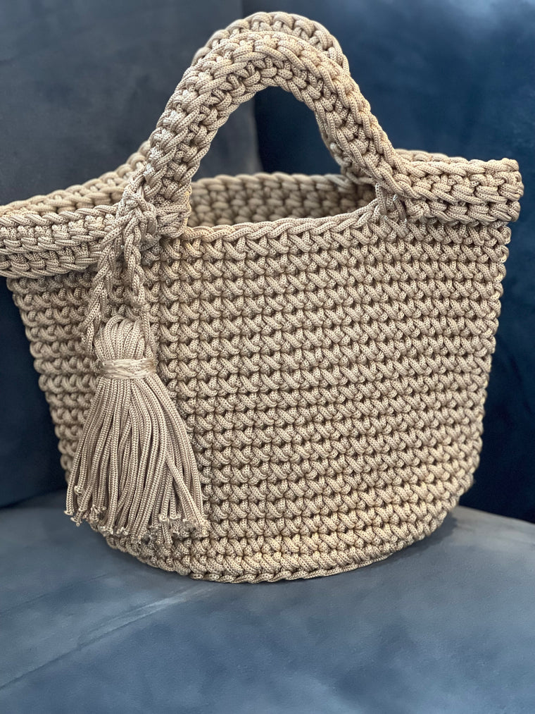 Rio Sand Handmade Crochet Bag