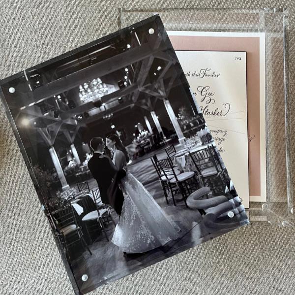 Lucite Photo Box Large Clear