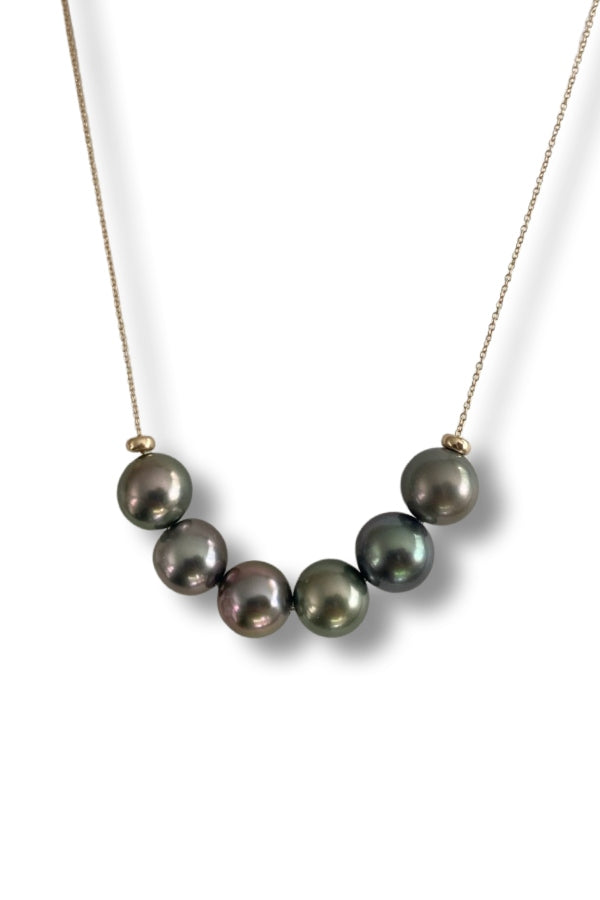 Paige Layne Black Pearl Strand Necklace