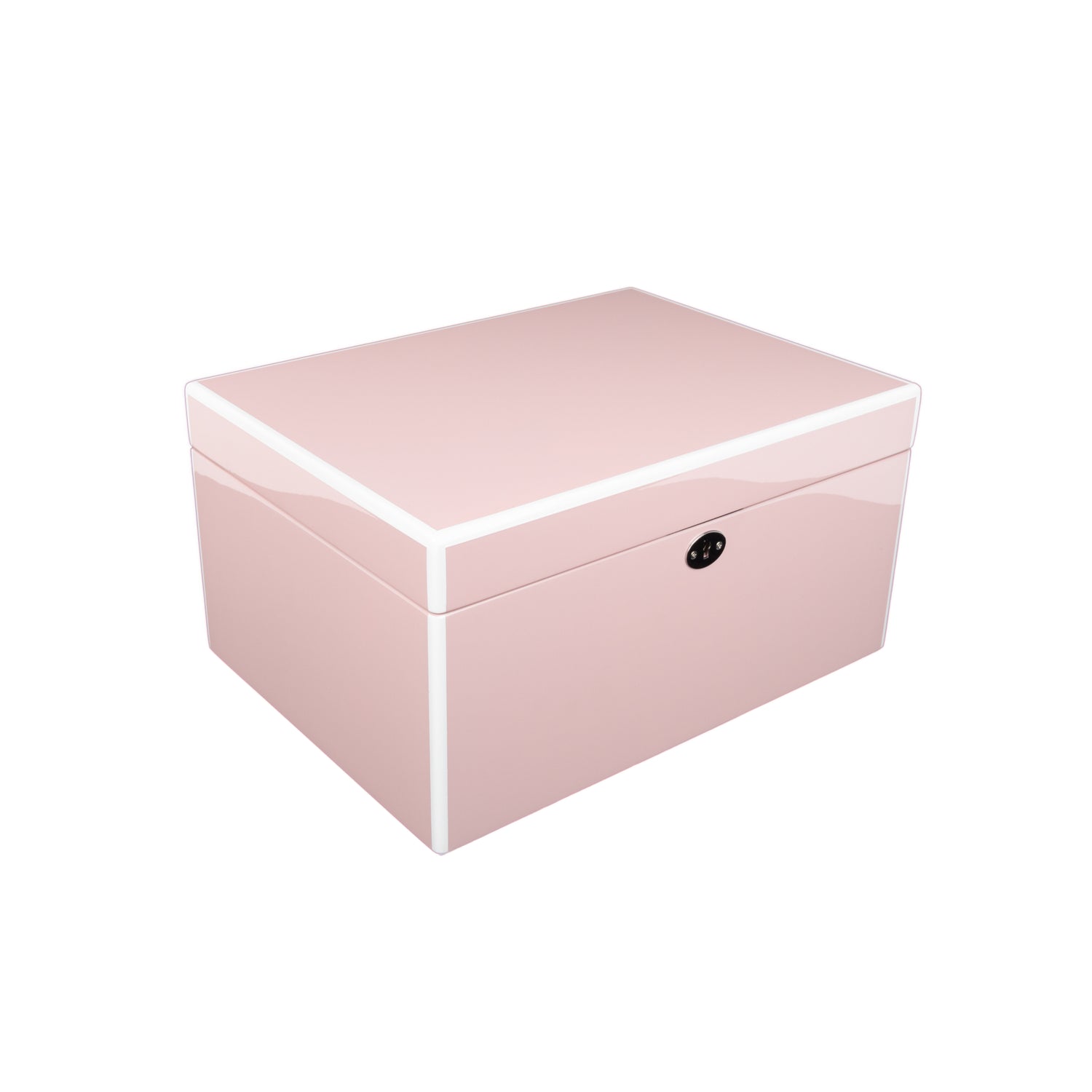 Stackable High Gloss Jewelry Box Pink