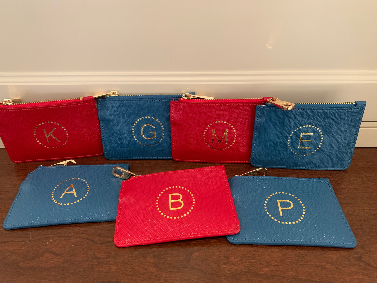 Boulevard Keychain ID Holder Wallet w/ Monogramming (more colors available)