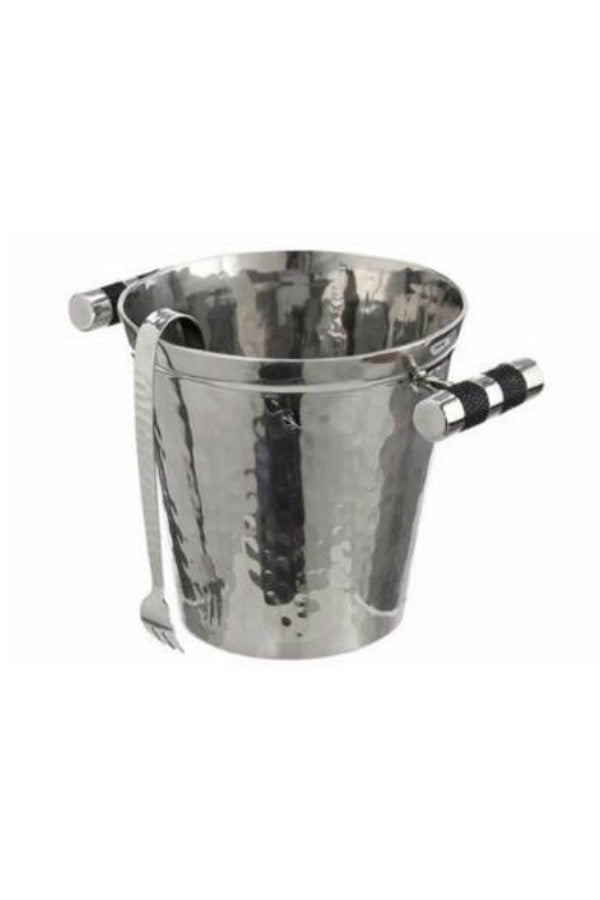 Stainless Steel & Shagreen Ice Bucket