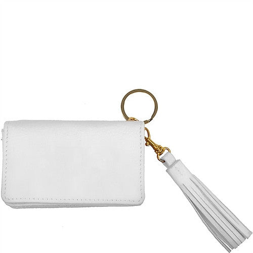 Louis Vuitton White Keychain Wallet