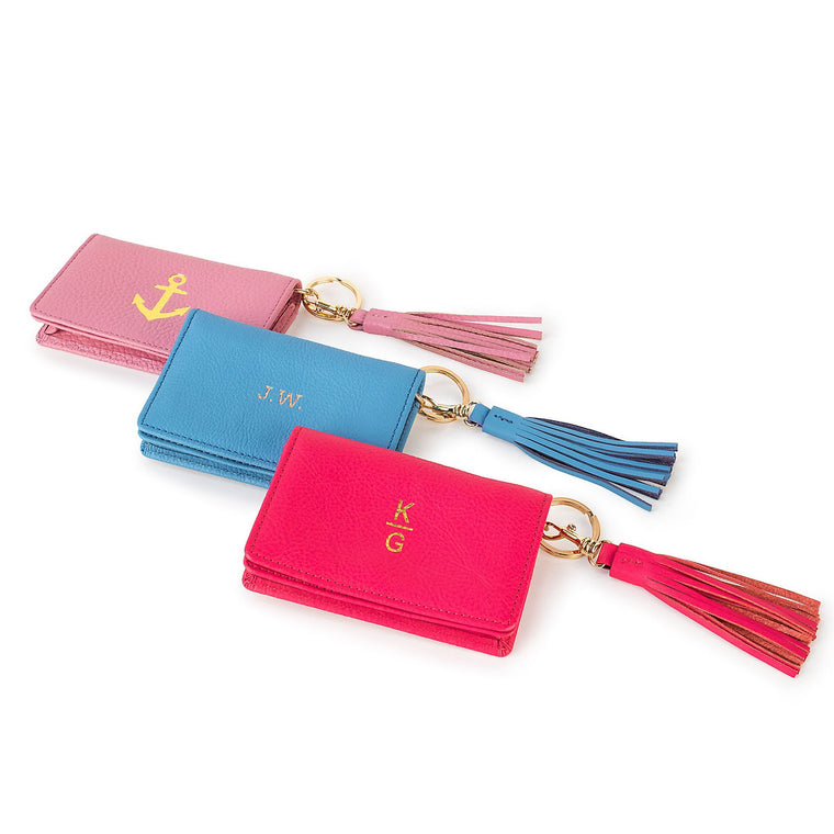 Boulevard Keychain Wallet w/ Monogramming (more colors available)