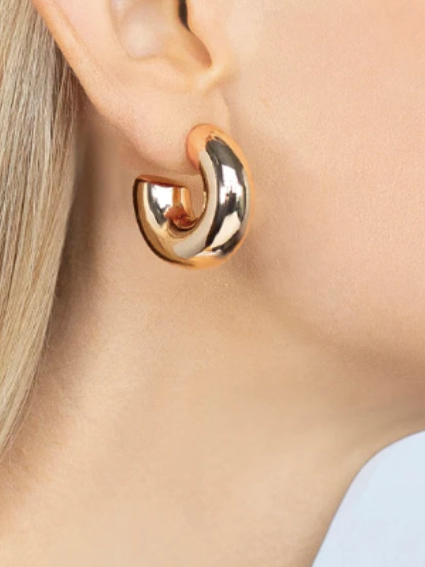 Janis Savitt Small Hoop Earrings (Various Colors)
