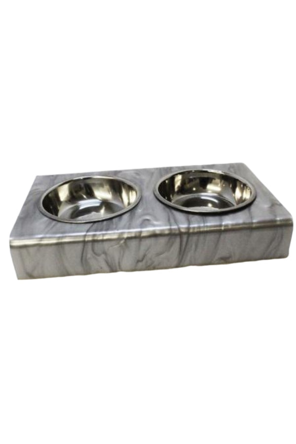 Custom Marble Print Pet Bowl Stand  Personalized With Cat & Dog Dog/Cat  Food - Yahoo Shopping