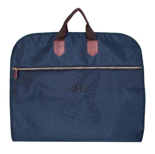 Boulevard Navy Garment Cover w/ Monogramming