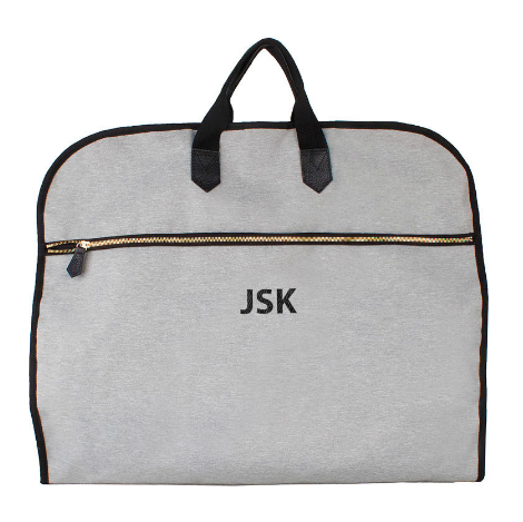 Boulevard Grey Garment Cover w/ Monogramming