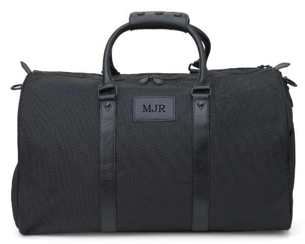 Boulevard Black Overnight Duffle w/Monogramming (Various Colors)