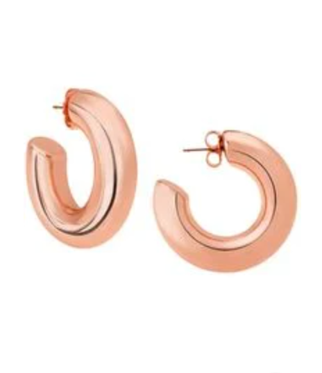 Janis Savitt Medium Hoop Earrings (Various Colors)