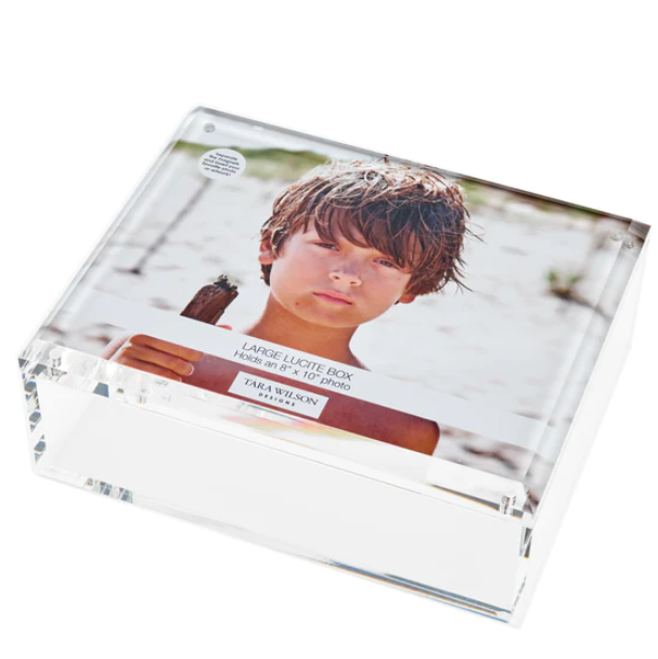 Lucite Photo Box Large Clear