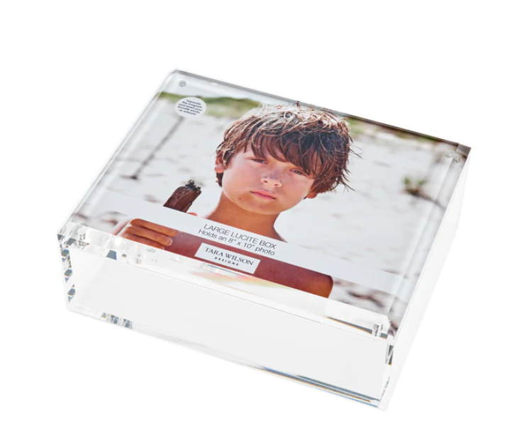 Lucite Photo Box Large Clear