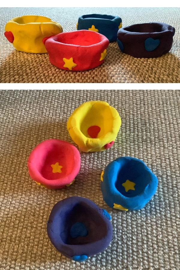 Sophie's Magic Heart and Star Bowls (Various Colors)