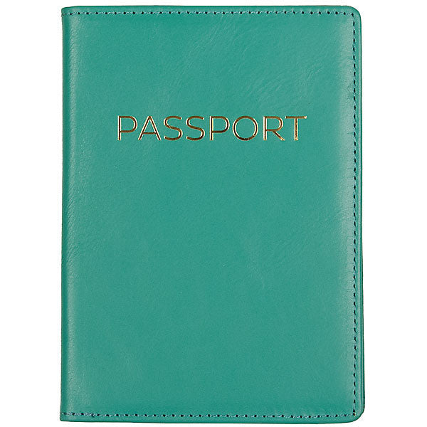 Boulevard Passport Holder Leather w/ Monogramming