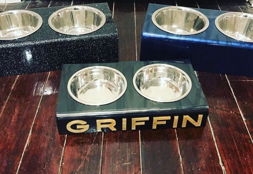 Custom Pet Bowl Low (3 Sizes)