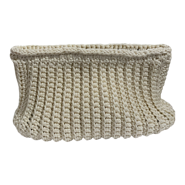 Hampton Ecru Handmade Crochet Clutch