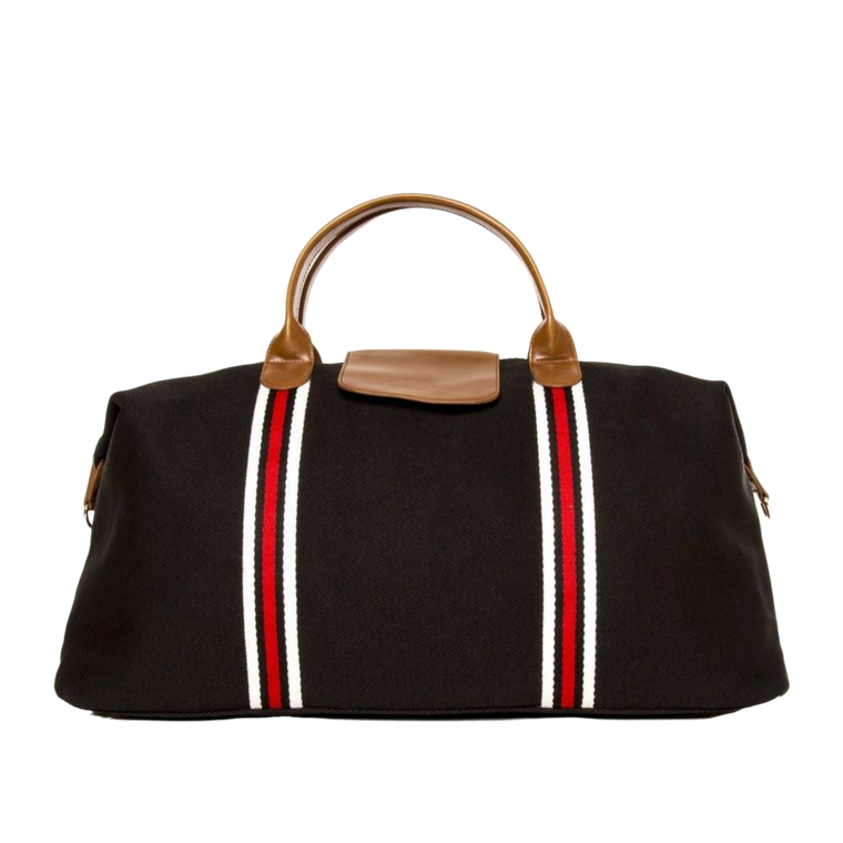 Brouk & Co Original Black Stripe Duffle Bag